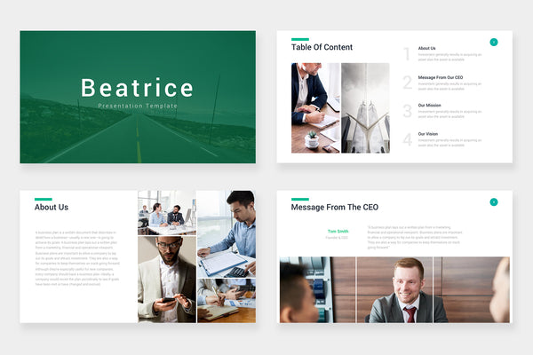 Beatrice PowerPoint Template