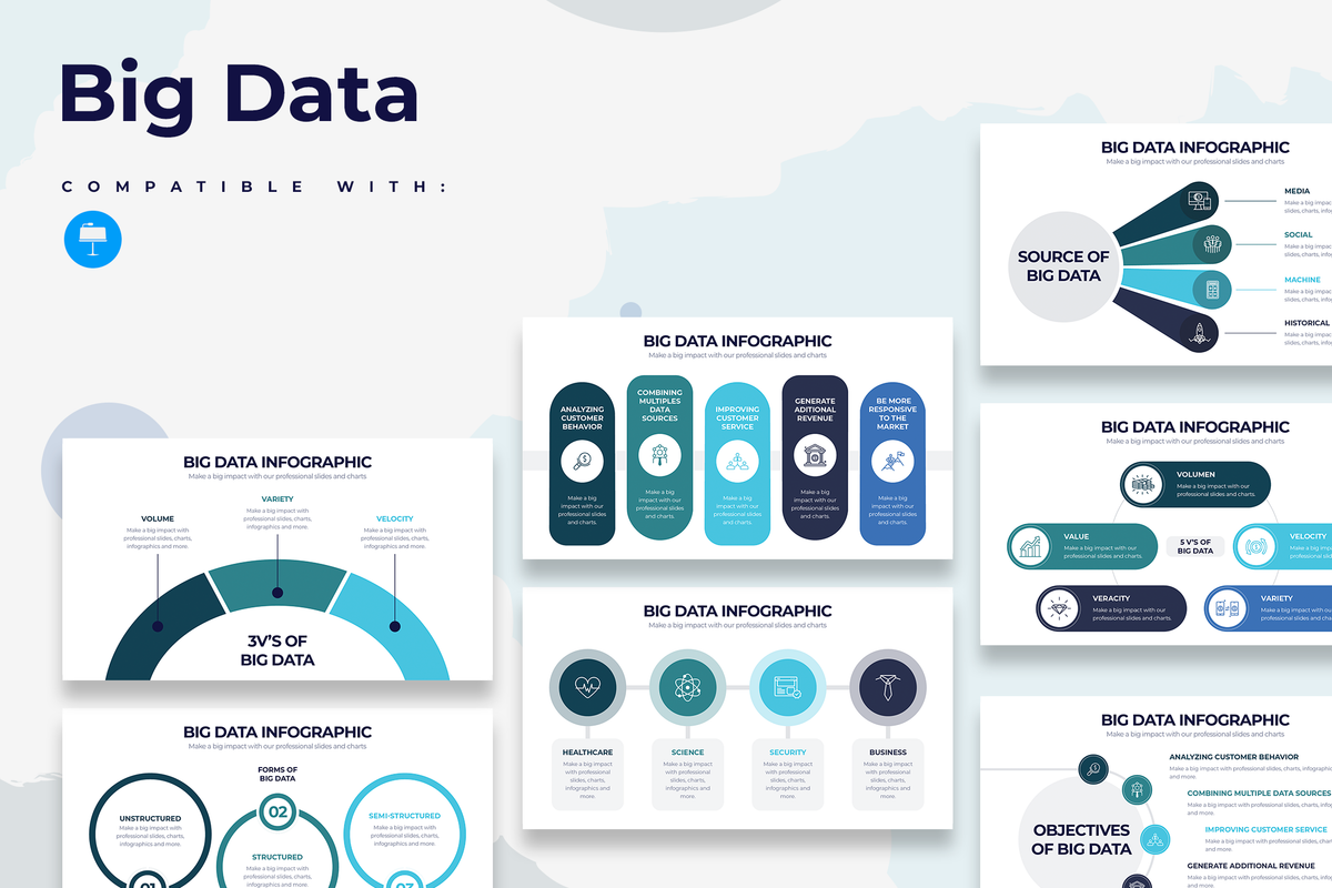 Big Data Keynote Infographic Template