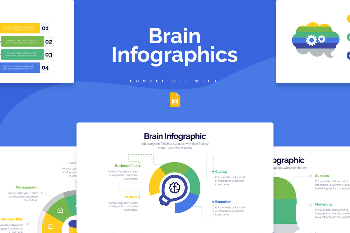 Brain Google Slides Infographics