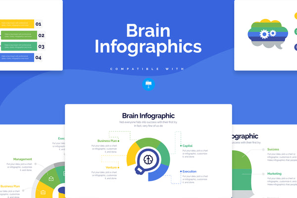 Brain Keynote Infographics