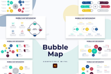 Bubble Map Illustrator Infographic Template