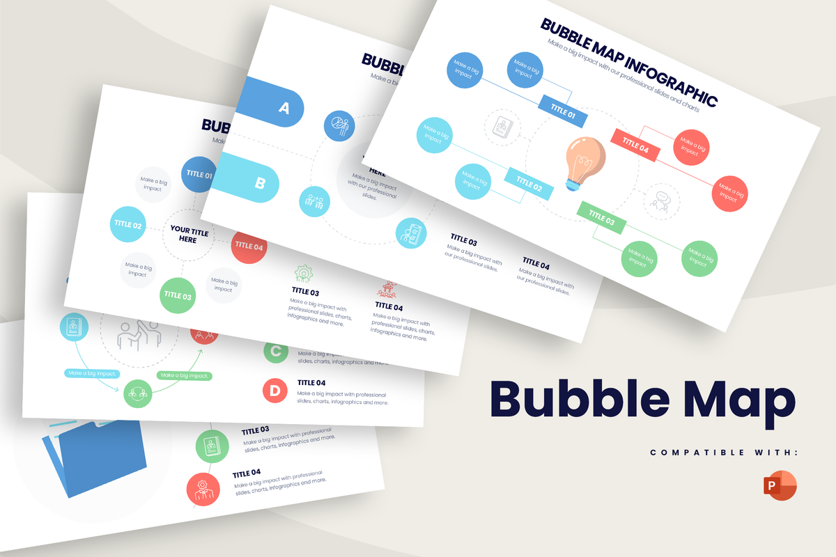 Powerpoint Bubble Chart Template