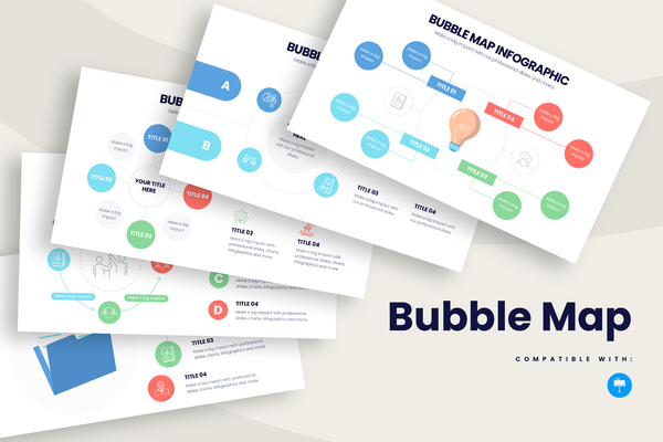 Bubble Map Keynote Infographic Template
