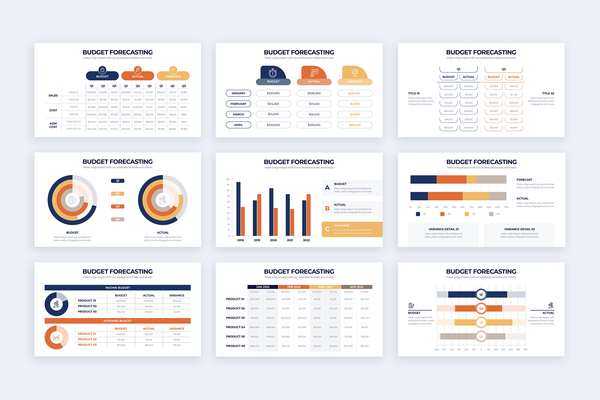 Budget Forecasting Infographic Powerpoint Template