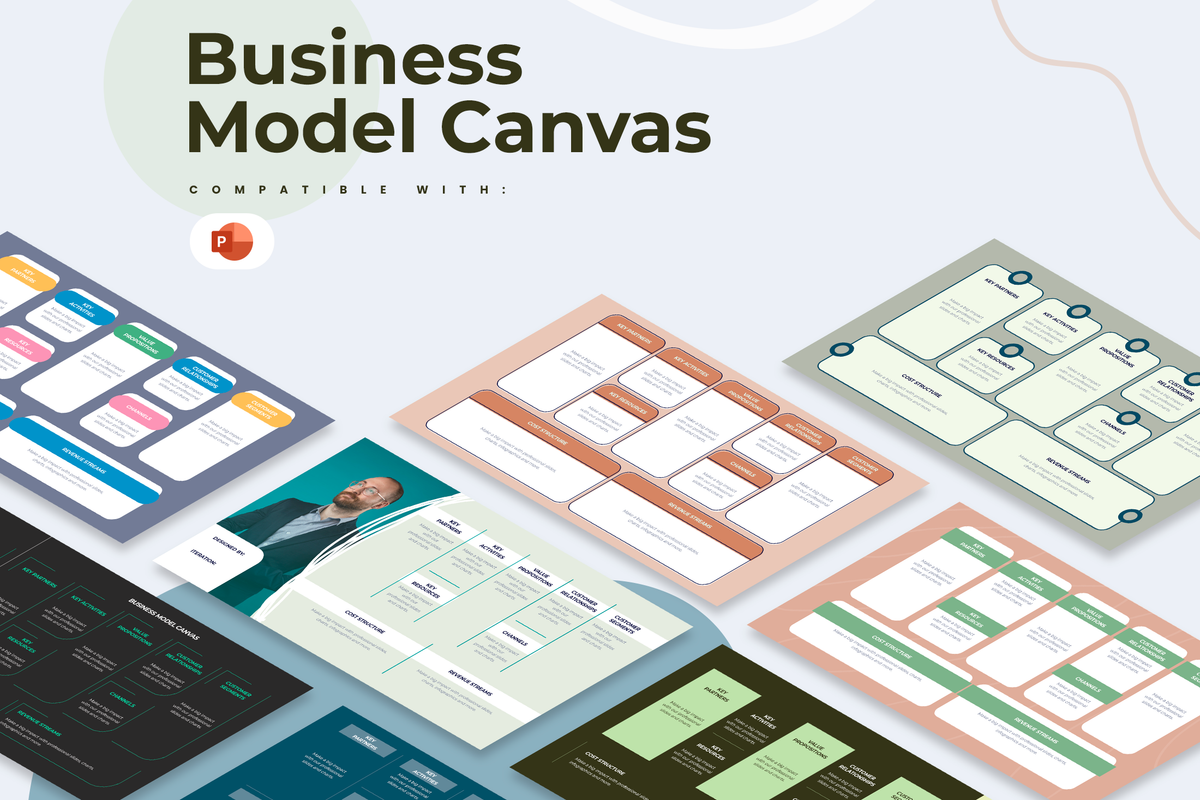 Business Model Powerpoint Infographic Template