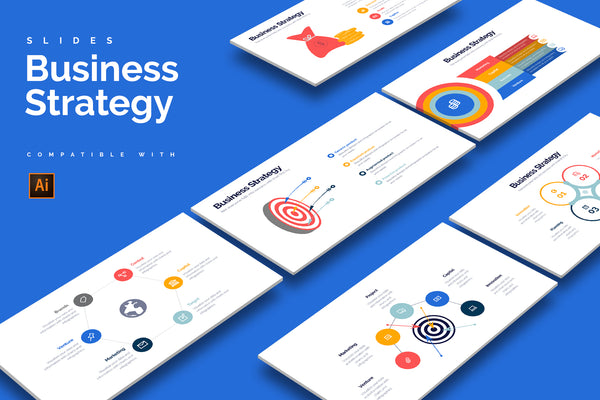 Business Strategy Illustrator Infographics