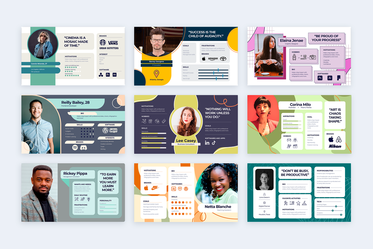 Buyer Persona Keynote Infographic Template