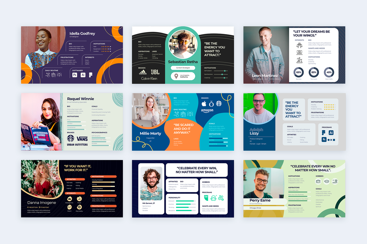 Buyer Persona Google Slides Infographic Template