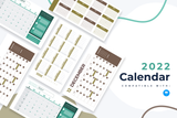 2022 Calendar Keynote Infographic Template