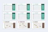2022 Calendar Illustrator Infographic Template