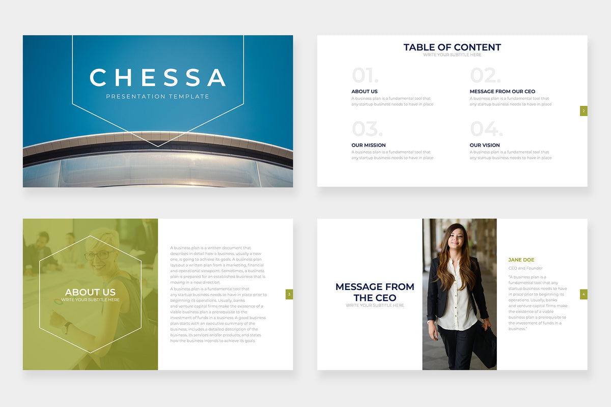 Chessa Google Slides Template