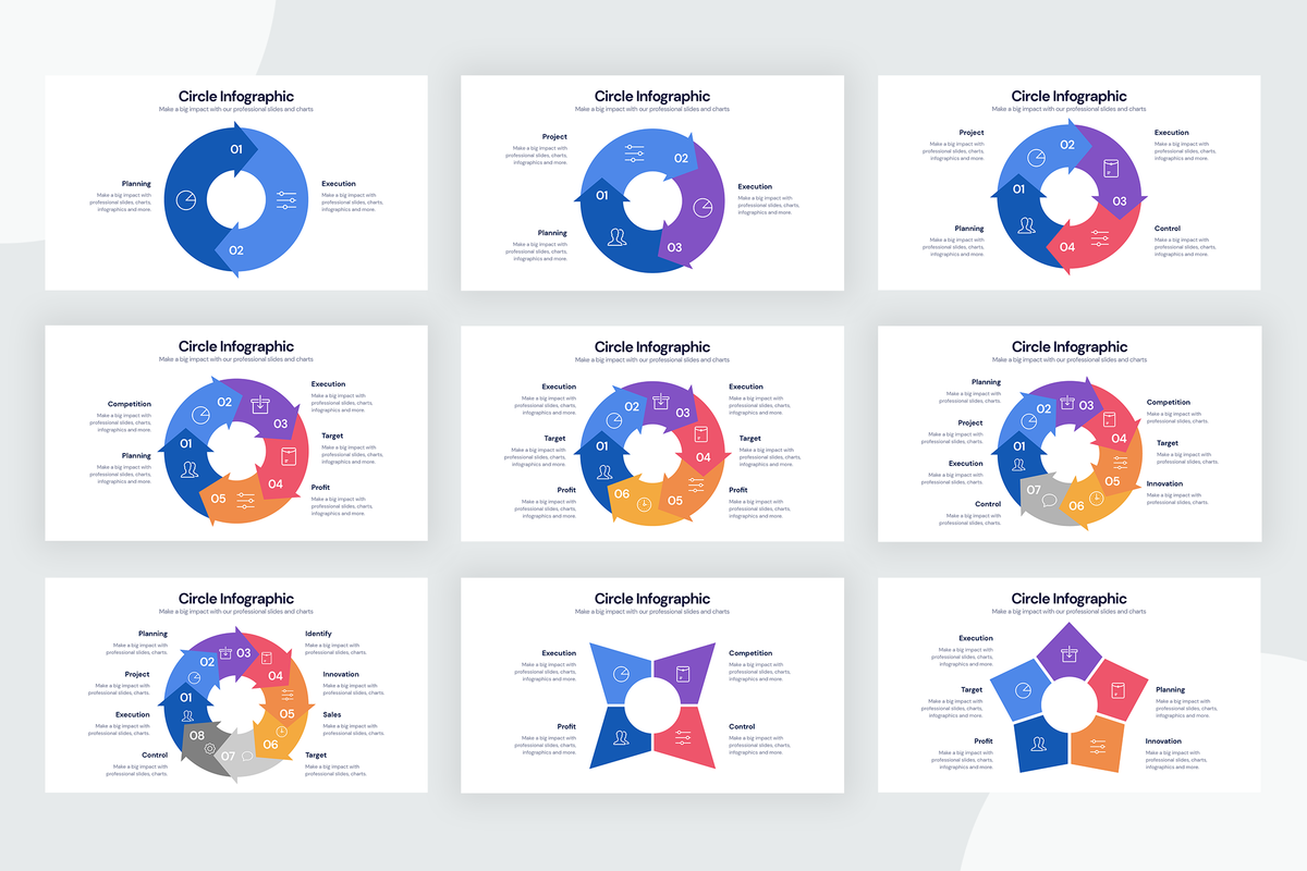 Circle Infographic Templates