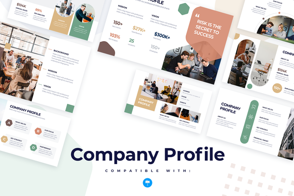 Company Profile Infographic Keynote Template