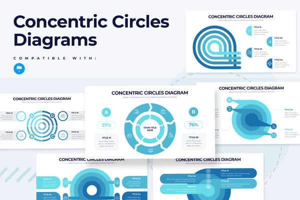 Concentric Circle Keynote Infographic Template