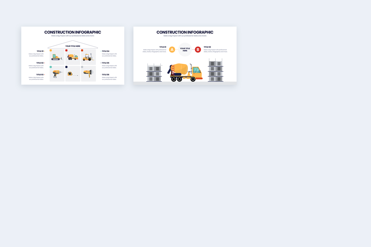 Construction Powerpoint Infographic Template