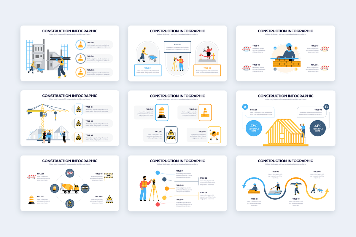 Construction Keynote Infographic Template