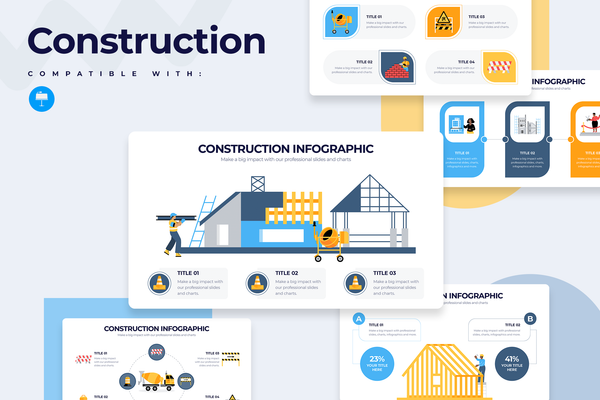 Construction Keynote Infographic Template