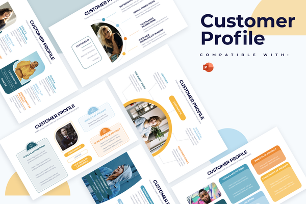 Customer Profile Infographic Powerpoint Template