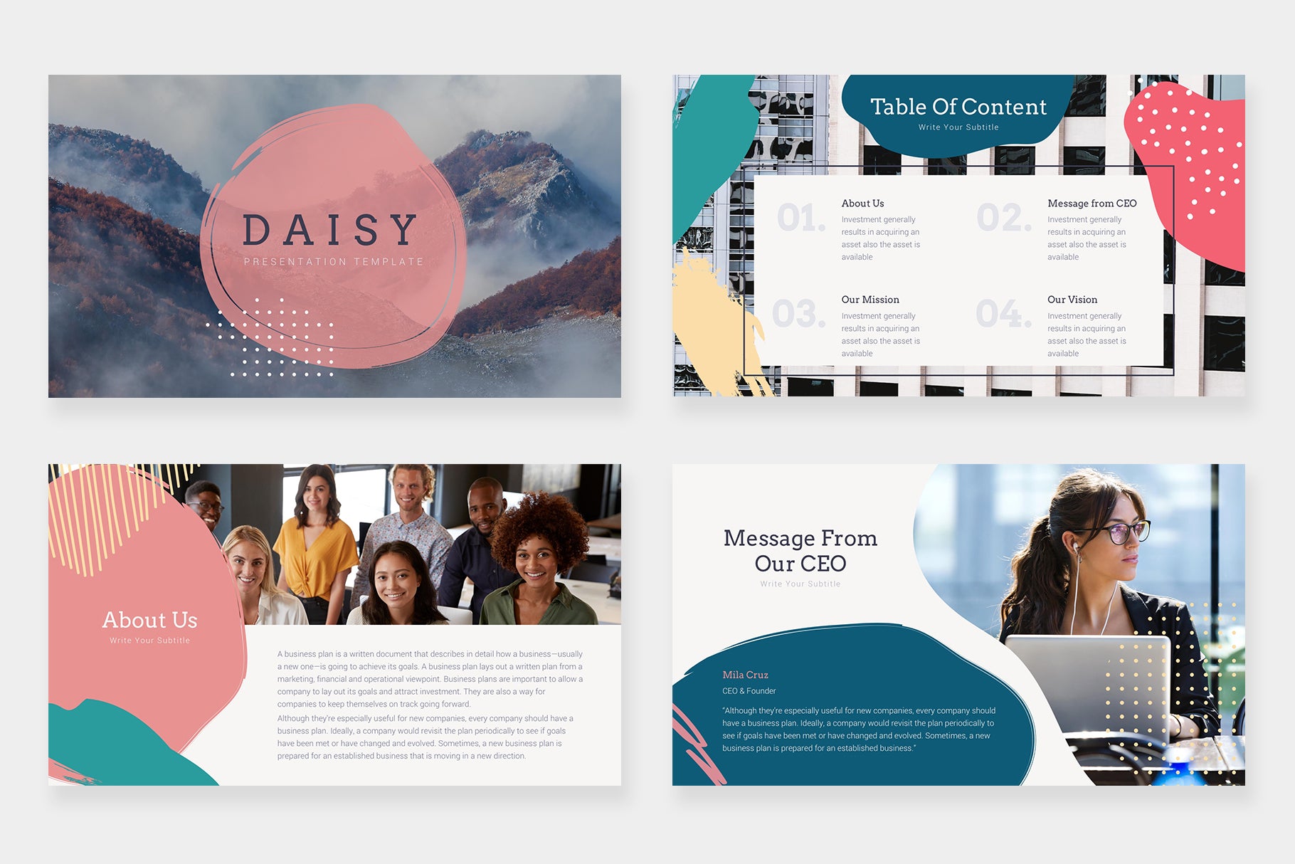 Daisy Google Slides Template – Slidewalla