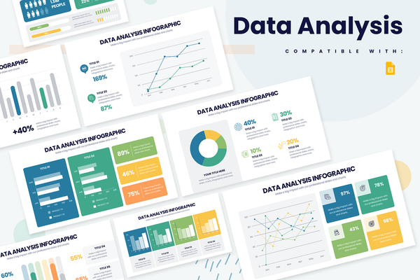 Data Analysis Google Slides Infographic Template