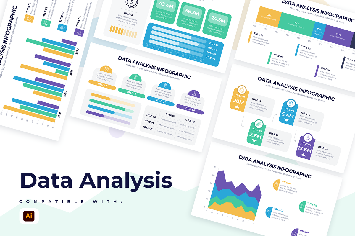 Data Analysis Infographic Illustrator Template
