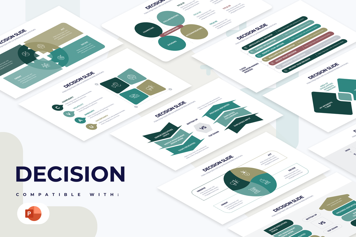 Decision Powerpoint Infographic Template