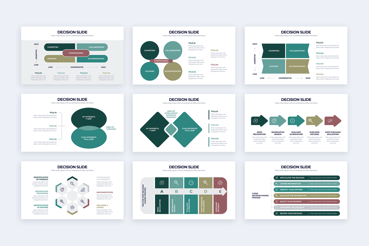 Decision Powerpoint Infographic Template