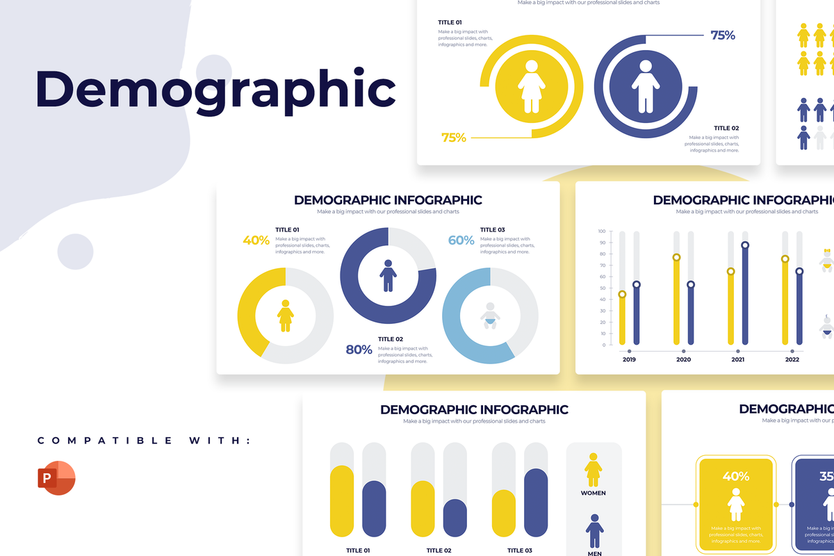 Demographic Powerpoint Infographic Template