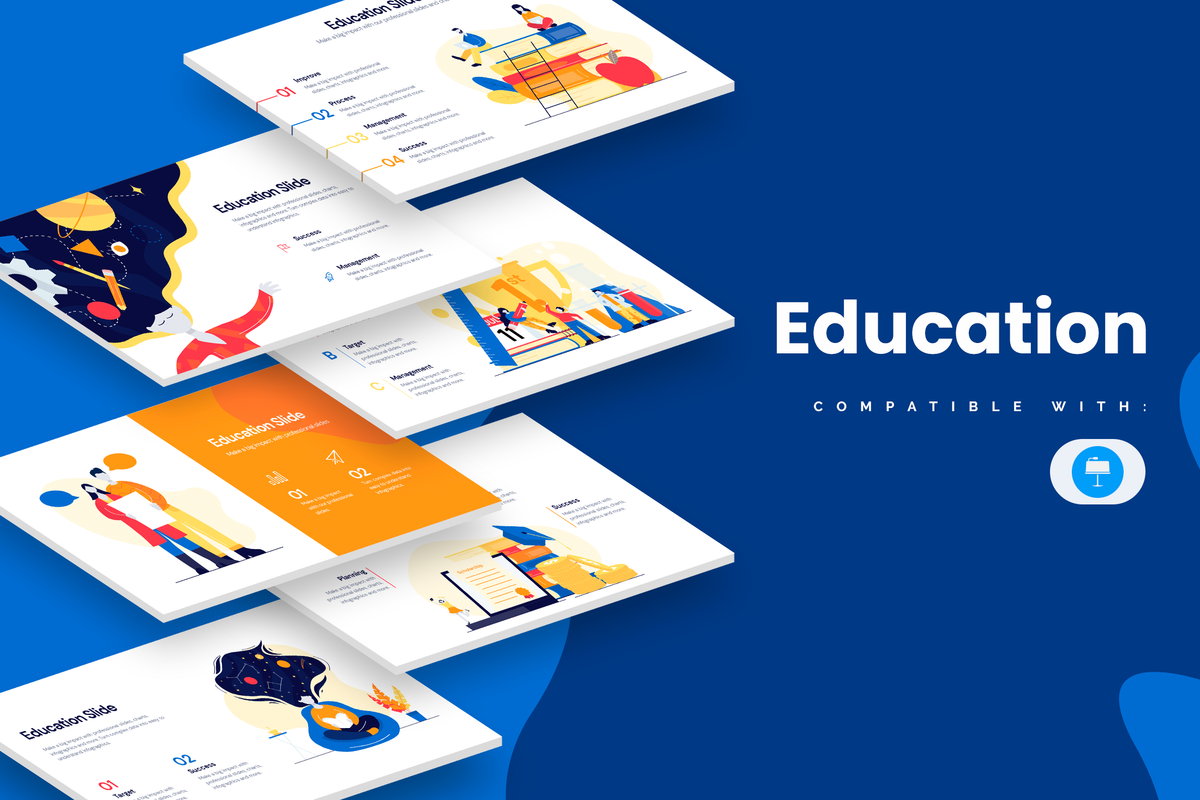 Education Keynote Infographic Template