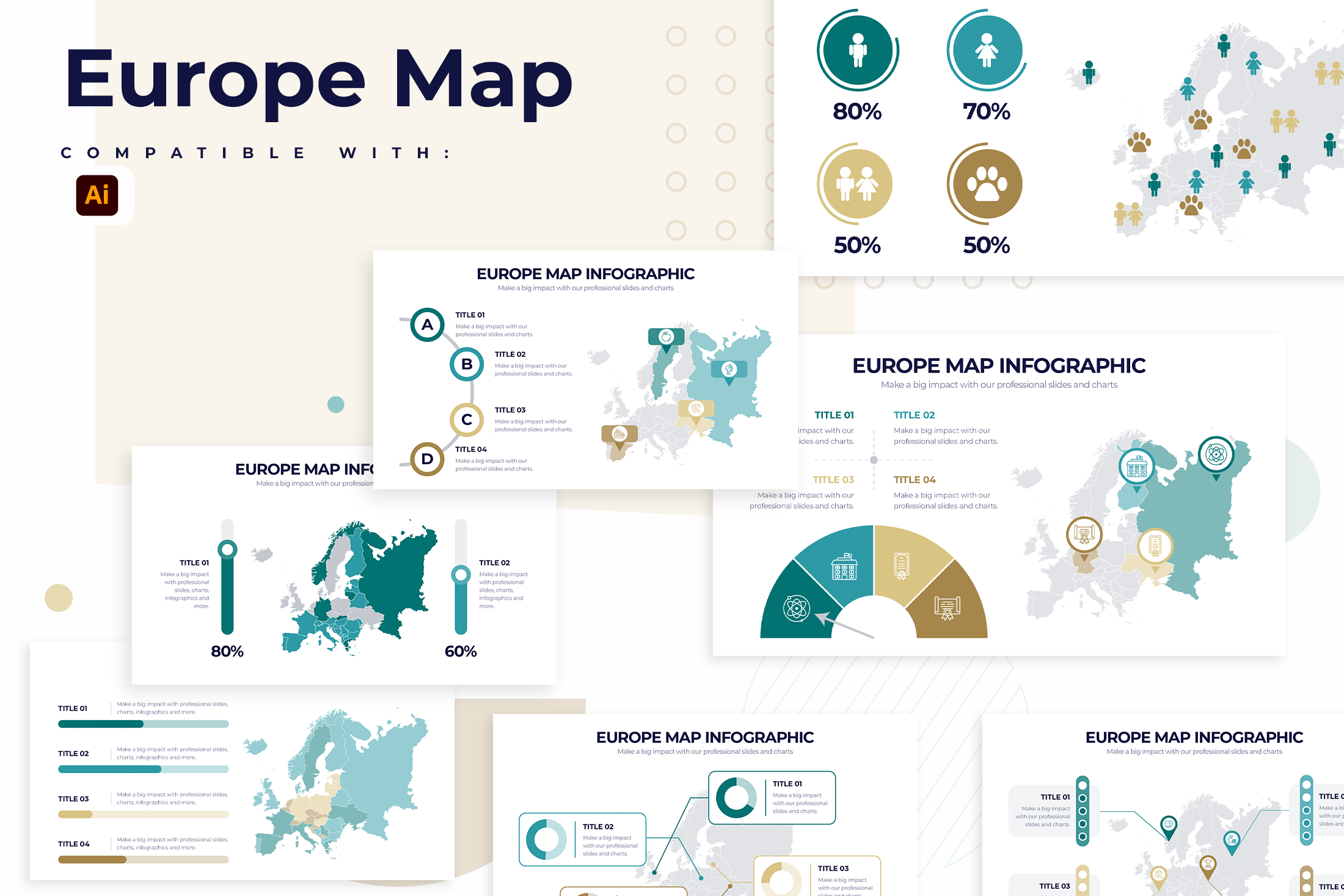 Infographic Template Map