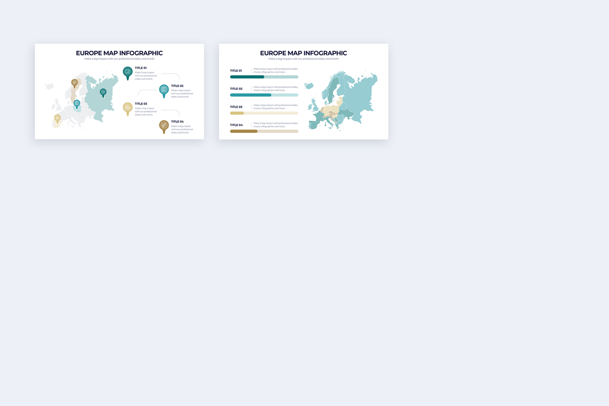 Europe Map Infographic Keynote Template