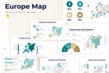 Europe Map Infographic Google Slides Template