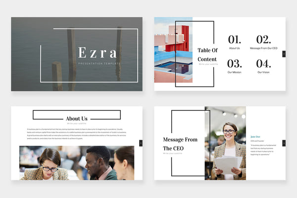 Ezra Google Slides Template