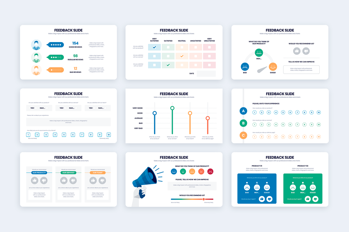 Feedback Powerpoint Infographic Template