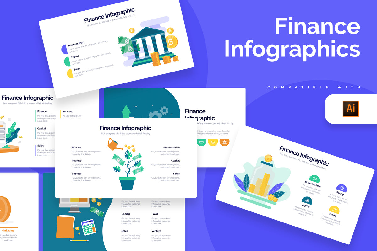 Finance Illustrator Infographics