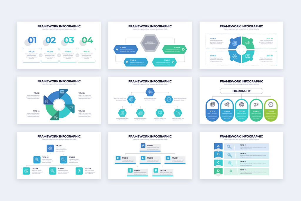Framework Powerpoint Infographic Template – Slidewalla