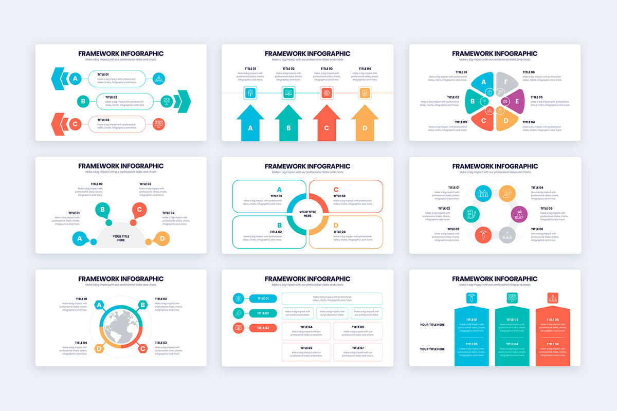 Framework Illustrator Infographic Template
