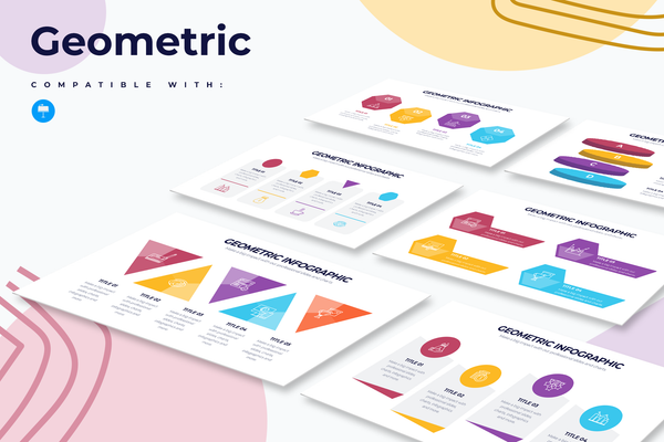 Geometric Keynote Infographic Template