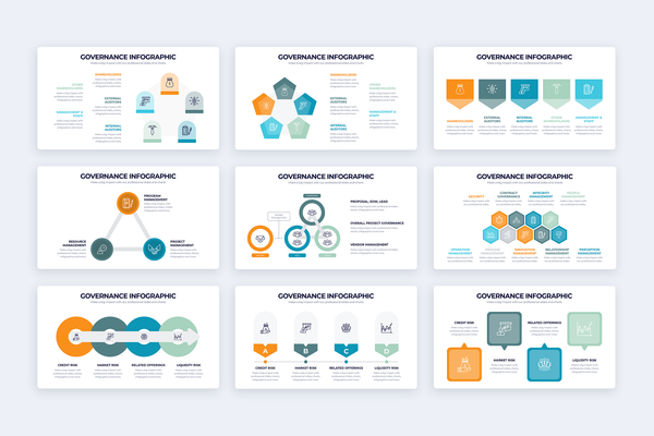 Governance Illustrator Infographic Template