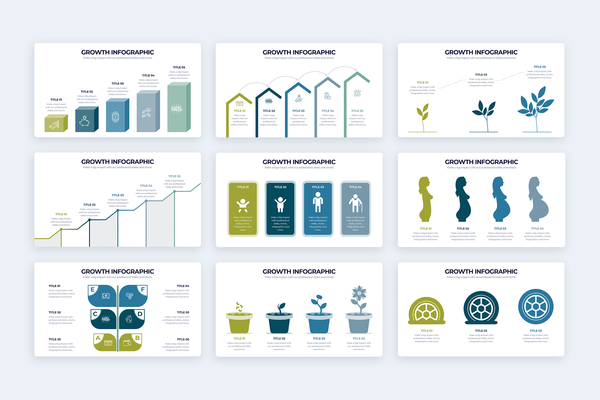Growth Keynote Infographic Template