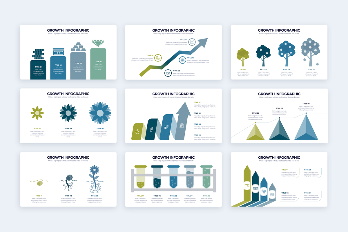 Growth Powerpoint Infographic Template