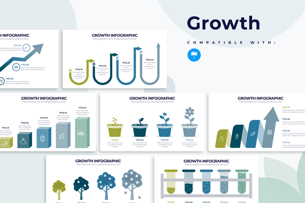 Growth Keynote Infographic Template
