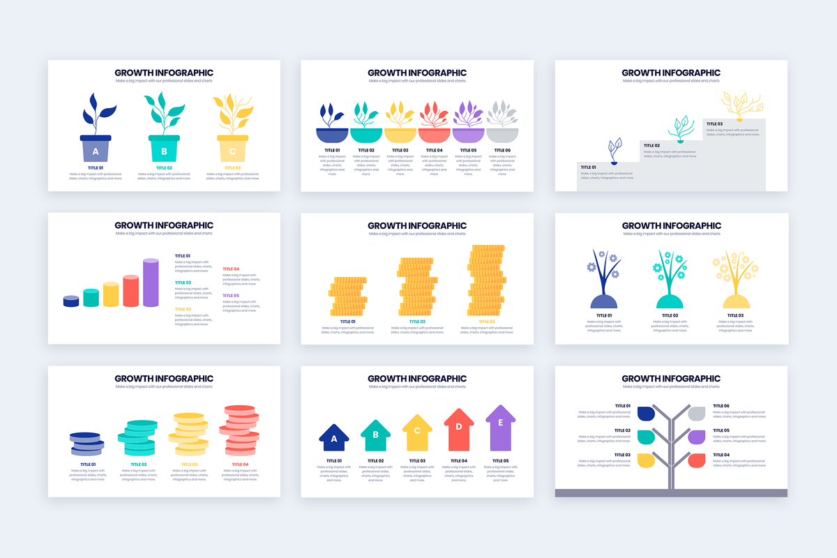 Growth Powerpoint Infographic Template