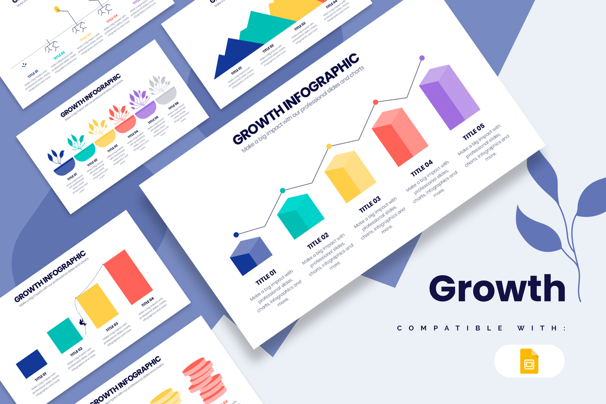 Growth Google Slides Infographic Template