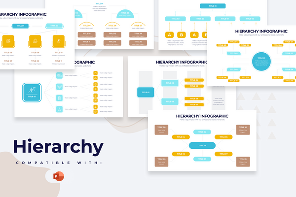 Hierarchy Powerpoint Infographic Template