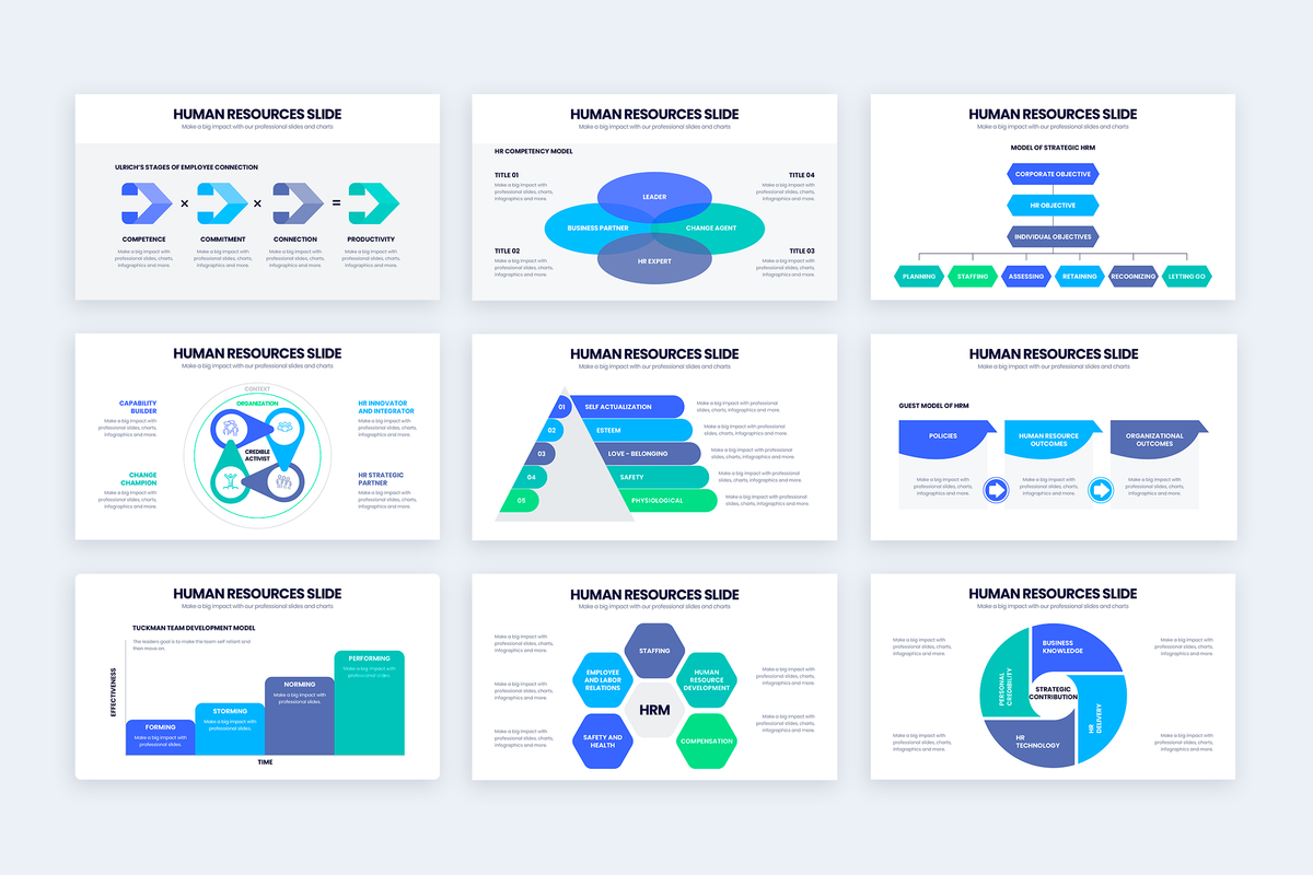 Human Resources Illustrator Infographic Template
