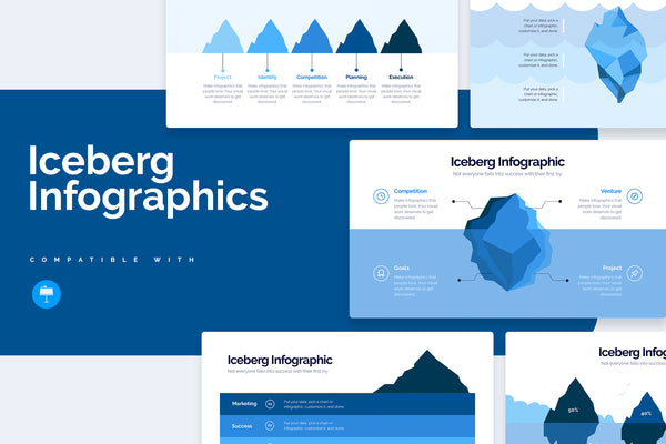 Iceberg Keynote Infographics