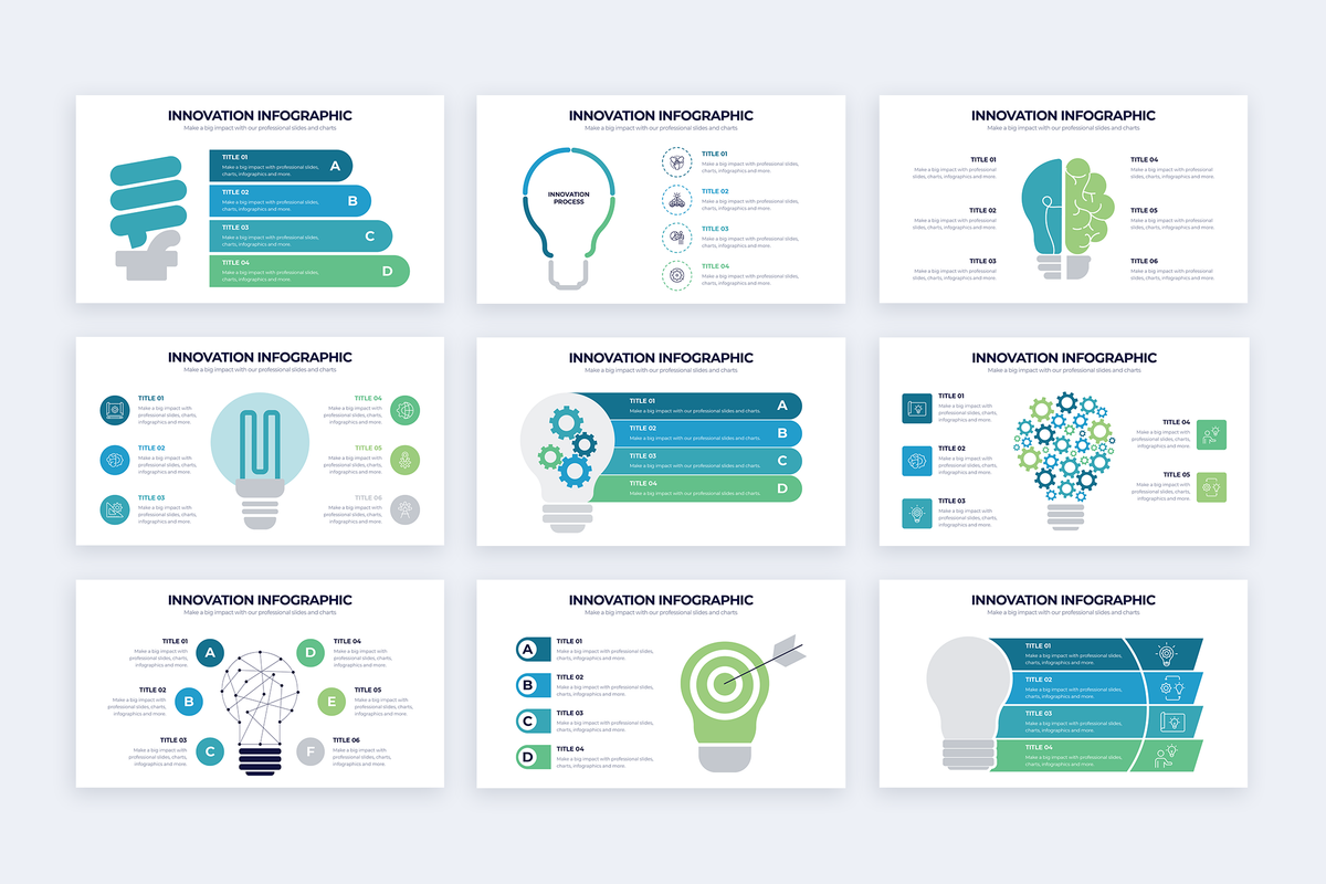 Innovation Illustrator Infographic Template