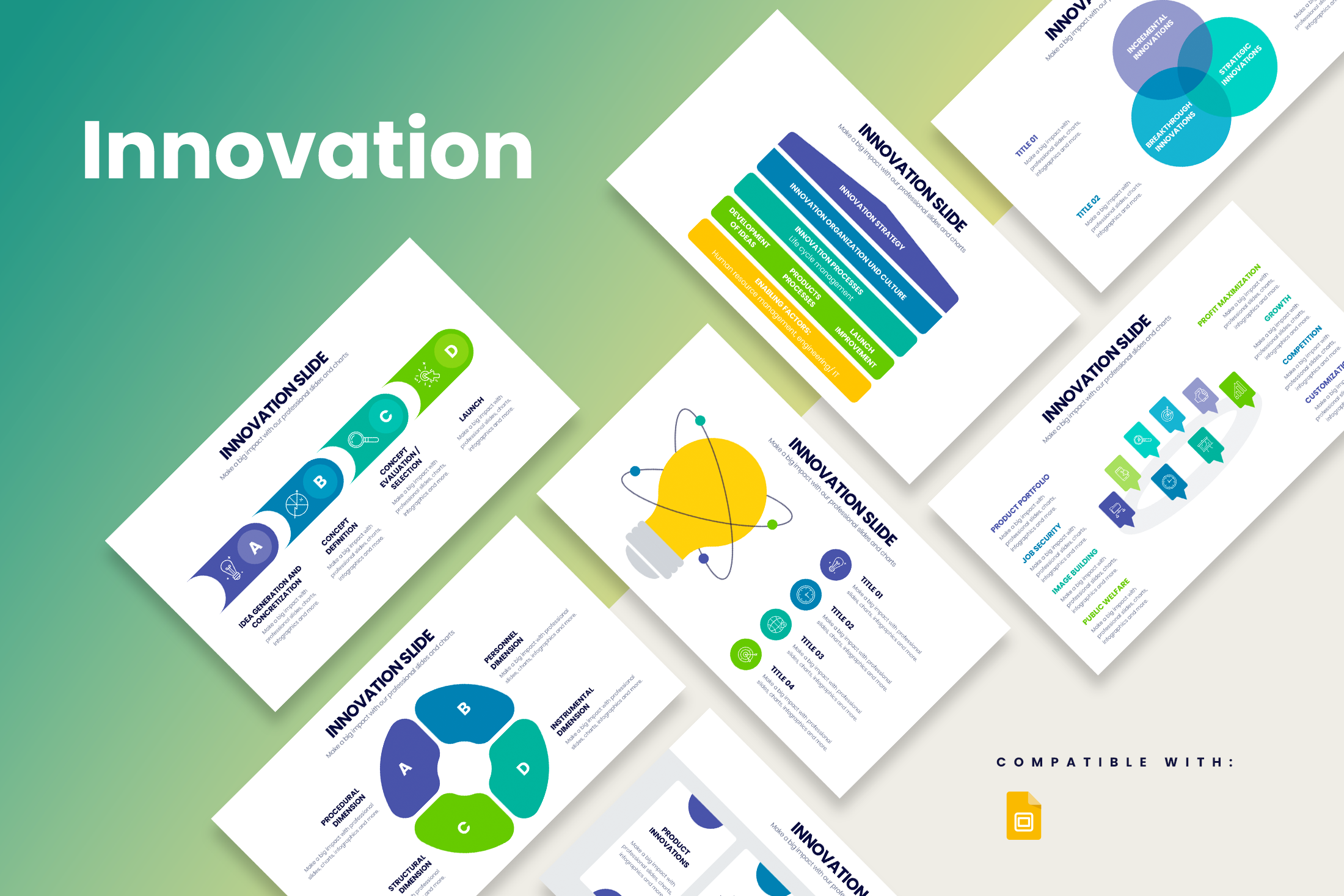 Innovation Google Slides Infographic Template – Slidewalla