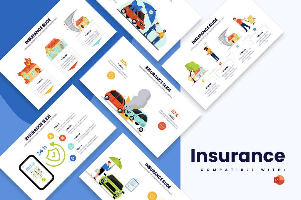 Insurance Powerpoint Infographic Template – Slidewalla